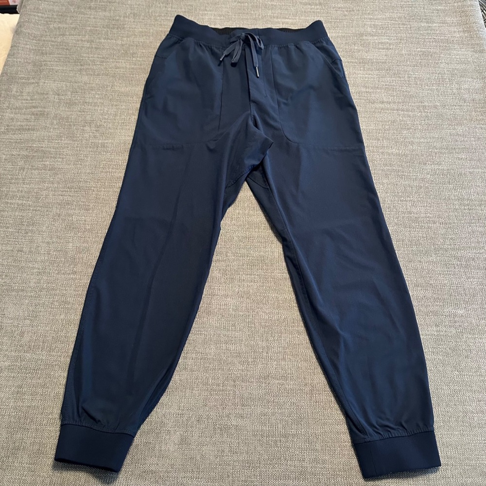 Lululemon ABC Jogger Men Medium Navy Blue Tapered Athletic Pants